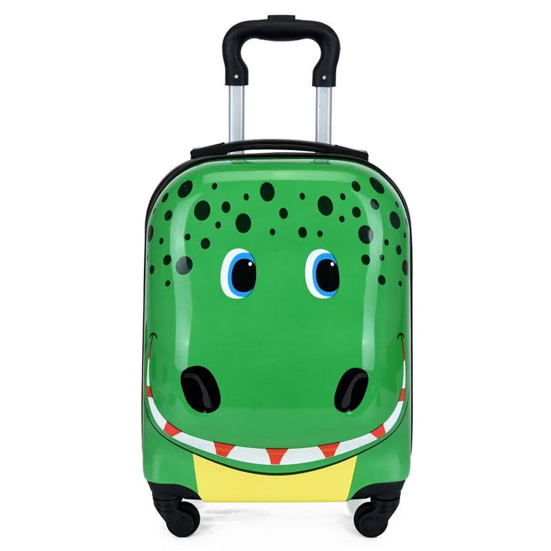 Children&#39;s Cartoon Animal Trolley Case With 360° Spinner Wheels