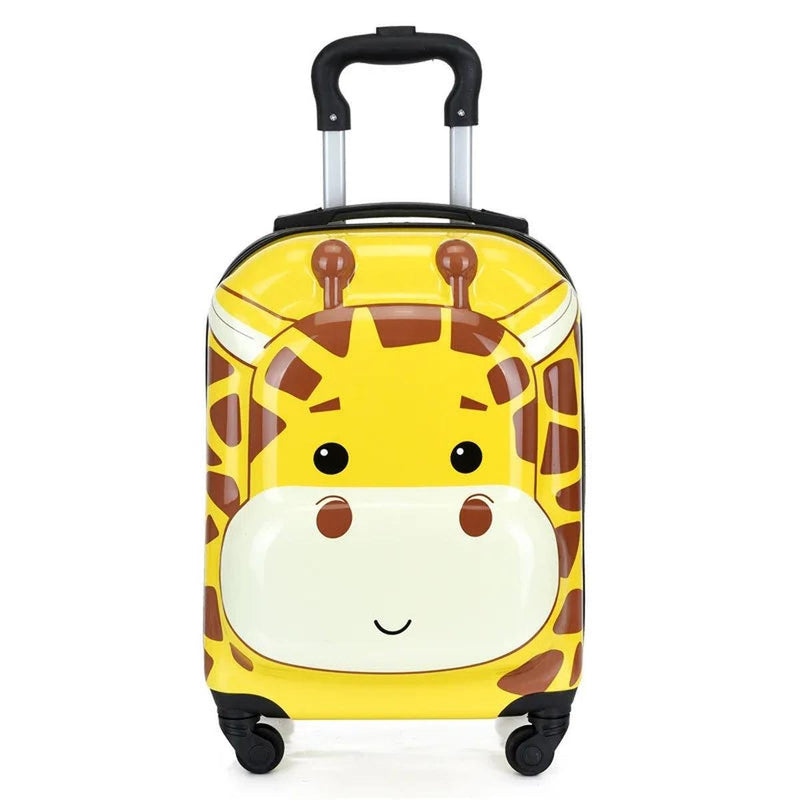 Children&#39;s Cartoon Animal Trolley Case With 360° Spinner Wheels