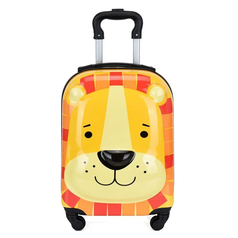 Children&#39;s Cartoon Animal Trolley Case With 360° Spinner Wheels