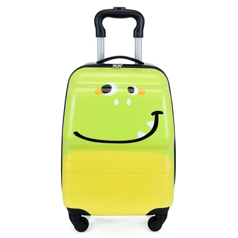 Children&#39;s Cartoon Animal Trolley Case With 360° Spinner Wheels