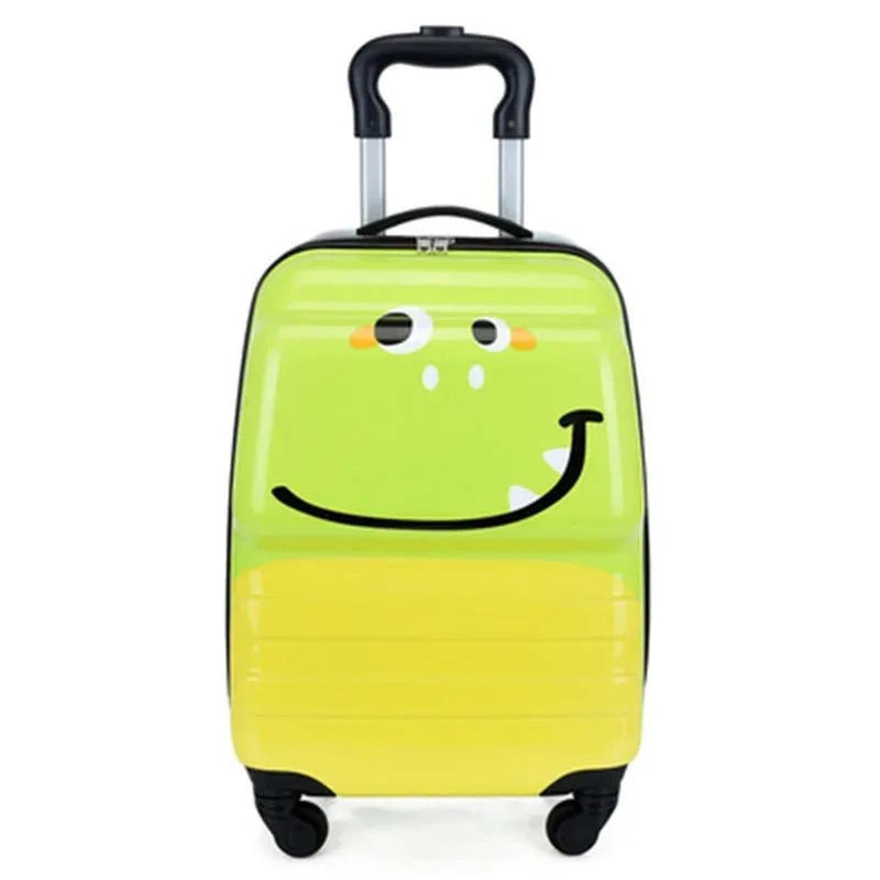 Children&#39;s Cartoon Animal Trolley Case With 360° Spinner Wheels