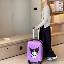 Children&#39;s Hard Shell Suitcase With Cartoon Design And 360° Spinner Wheels