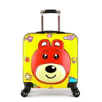 Children&#39;s Trolley Suitcase With Duck Design - Lightweight Hard Shell Travel Bag