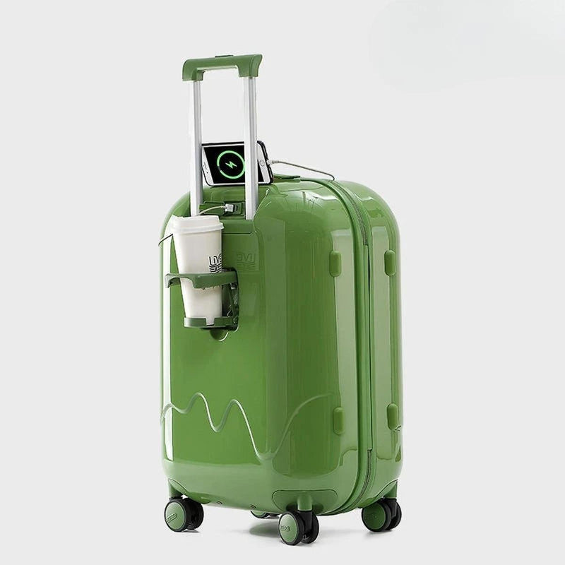 Children&#39;s Trolley Suitcase With Security Lock And Quiet Wheels
