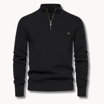 Classic Fit Half-Zip Sweater For Men
