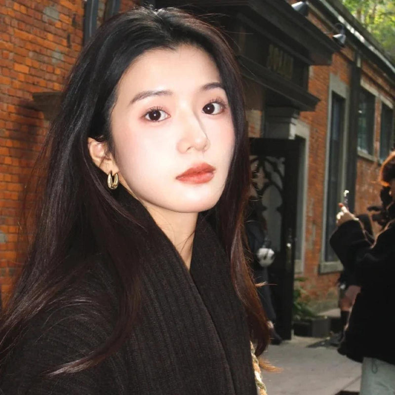 Classic Gold-tone Hoop Earrings