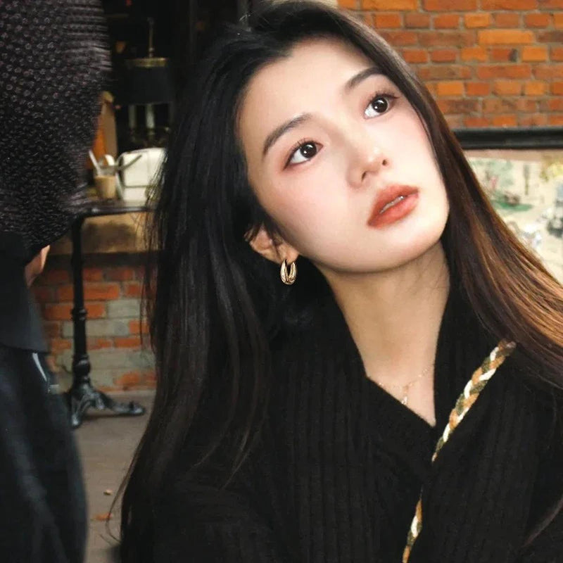 Classic Gold-tone Hoop Earrings