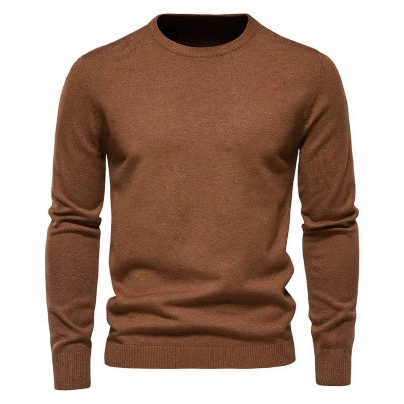 Classic Knit Crew Neck Sweater For Men