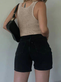 Classic Knit Vest with Hook Fastening