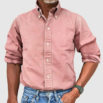 Classic Long Sleeve Men&#39;s Dress Shirt