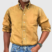 Classic Long Sleeve Men&#39;s Dress Shirt