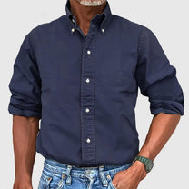 Classic Long Sleeve Men&#39;s Dress Shirt