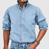 Classic Long Sleeve Men&#39;s Dress Shirt