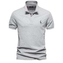 Classic Men&#39;s Polo Shirt With Embroidered Logo