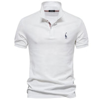 Classic Men&#39;s Polo Shirt With Embroidered Logo