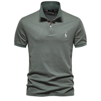 Classic Men&#39;s Polo Shirt With Embroidered Logo