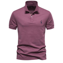 Classic Men&#39;s Polo Shirt With Embroidered Logo