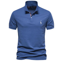 Classic Men&#39;s Polo Shirt With Embroidered Logo