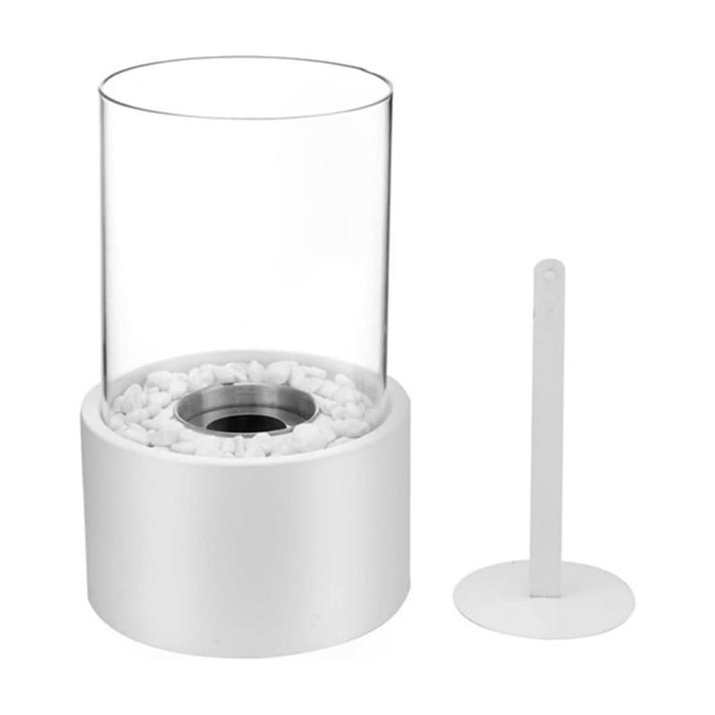 Classic Open Flame Oil Lamp With Glass Cylinder