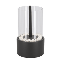 Classic Open Flame Oil Lamp With Glass Cylinder