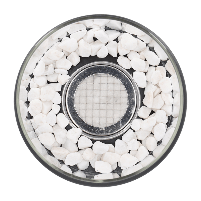 Classic Open Flame Oil Lamp With Glass Cylinder