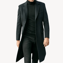 Classic Tailored Wool Blend Overcoat