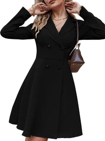 Classic Women&#39;s Double-Breasted Trench Coat
