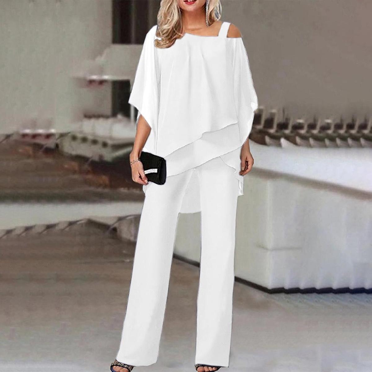 Cold Shoulder Jumpsuit With Long Pants For Formal And Casual Occasions