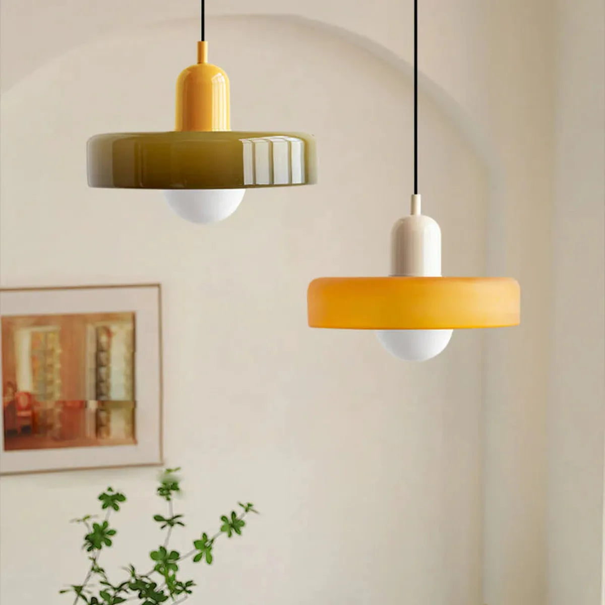 Colorful Stained Glass Design Pendant Ceiling Light