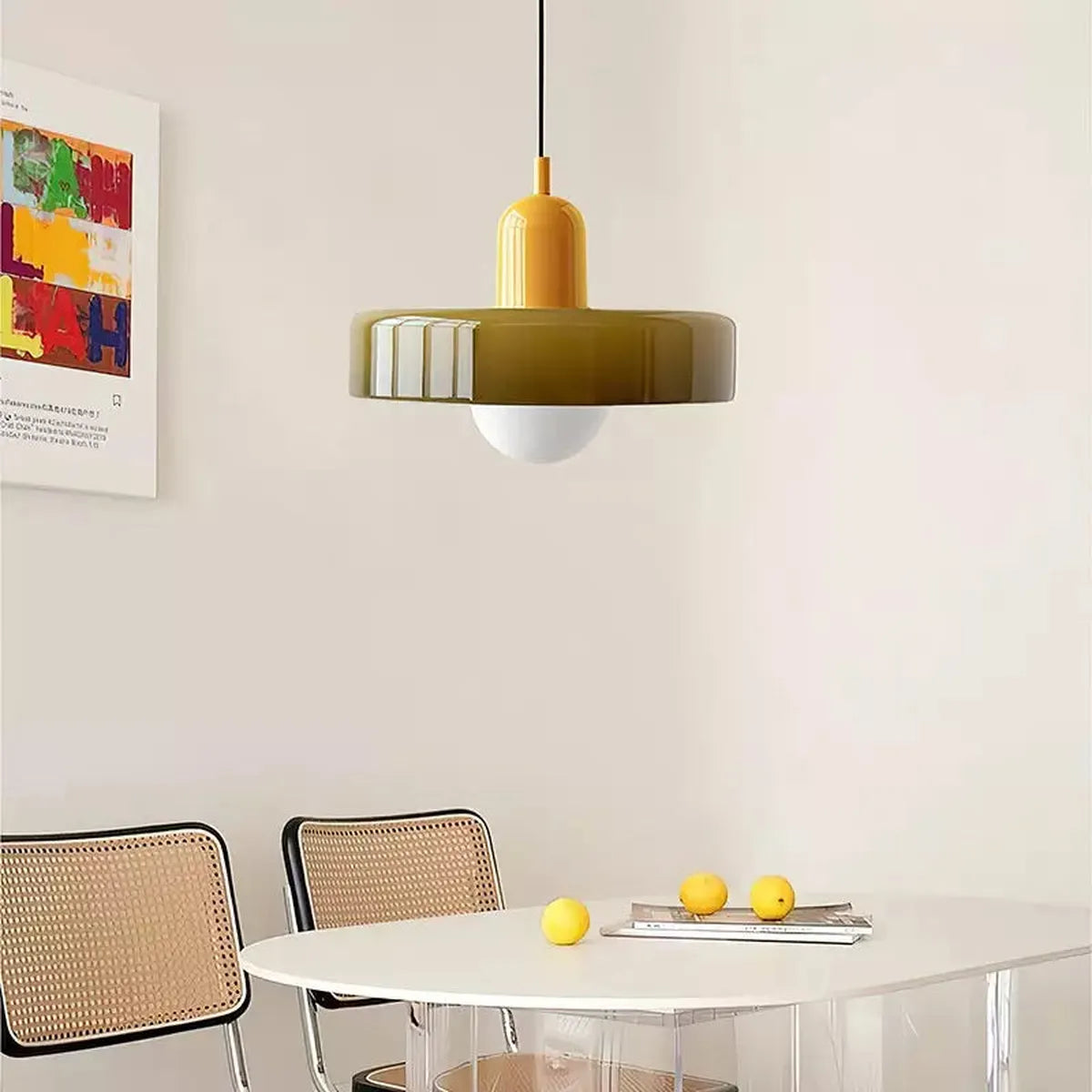 Colorful Stained Glass Design Pendant Ceiling Light