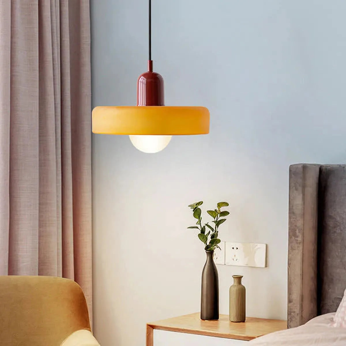 Colorful Stained Glass Design Pendant Ceiling Light