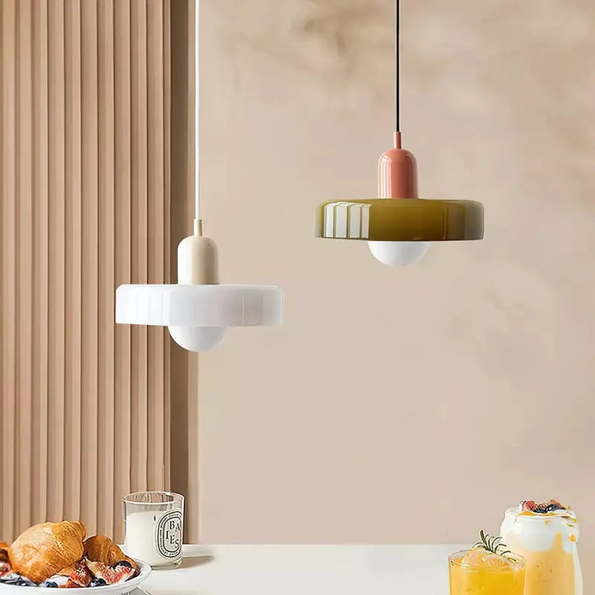 Colorful Stained Glass Design Pendant Ceiling Light