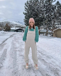 Comfortable Polar Fleece Dungarees With Adjustable Straps