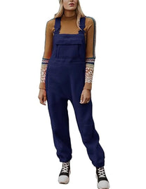 Comfortable Polar Fleece Dungarees With Adjustable Straps