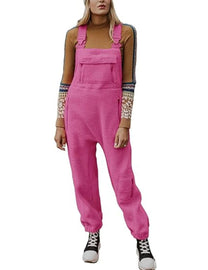 Comfortable Polar Fleece Dungarees With Adjustable Straps