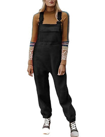 Comfortable Polar Fleece Dungarees With Adjustable Straps