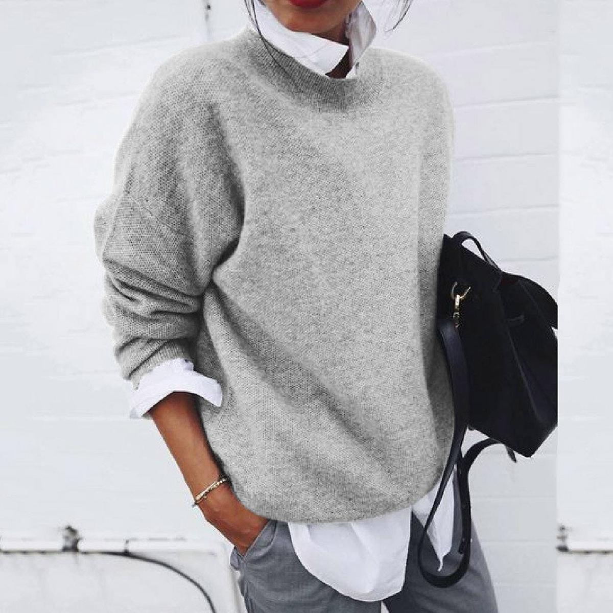 Comfortable Versatile Knit Fashion Sweater