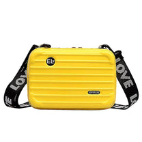 Compact Hard Shell Travel Shoulder Bag With Organised Interior