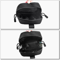 Compact Tactical Utility Pouch With MOLLE System And Zippered Compartments