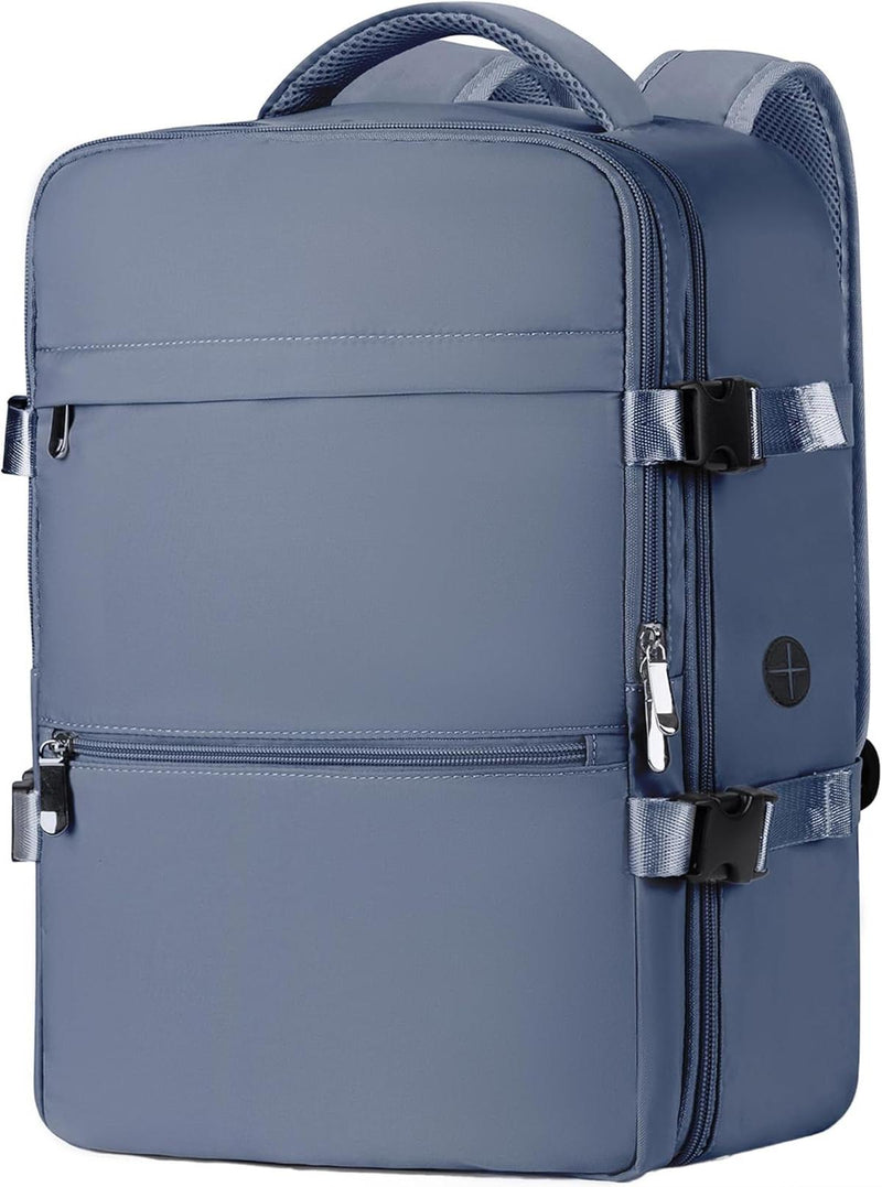Compact Travel Backpack With Laptop Compartment And Anti-Theft Features