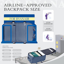 Compact Travel Backpack With Laptop Compartment And Anti-Theft Features