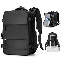 Compact Unisex Travel Backpack With Padded Laptop Compartment