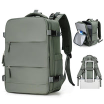 Compact Unisex Travel Backpack With Padded Laptop Compartment