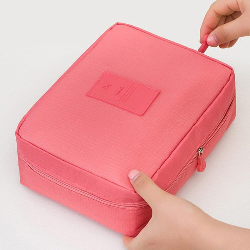 Compact Waterproof Make-Up Organiser Set – 2 For 1 Mini Cosmetic Storage Bags