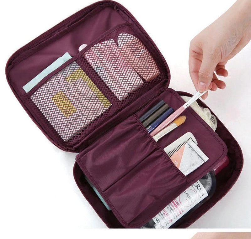 Compact Waterproof Make-Up Organiser Set – 2 For 1 Mini Cosmetic Storage Bags