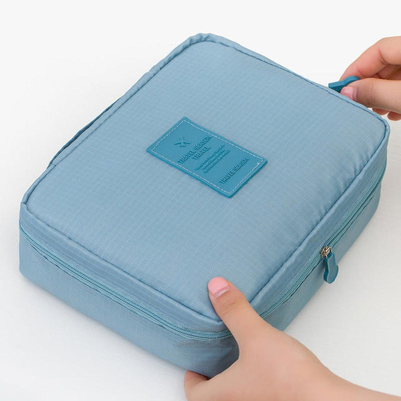 Compact Waterproof Make-Up Organiser Set – 2 For 1 Mini Cosmetic Storage Bags