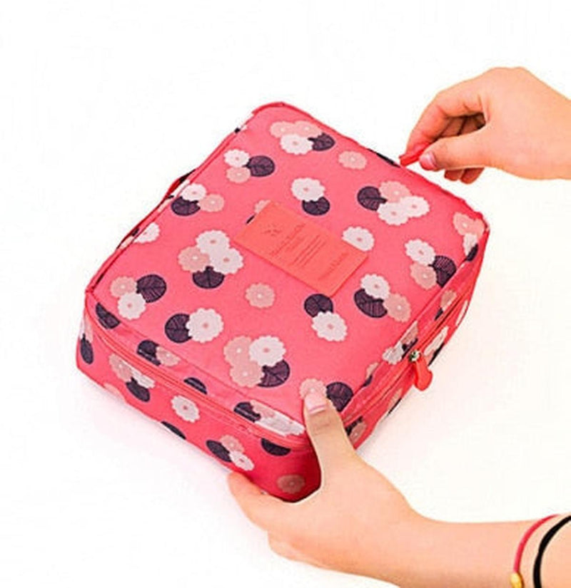 Compact Waterproof Make-Up Organiser Set – 2 For 1 Mini Cosmetic Storage Bags