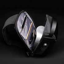 Compact Waterproof Messenger Bag For Men With Theft Protection And USB Charging