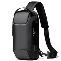 Compact Waterproof Messenger Bag For Men With Theft Protection And USB Charging