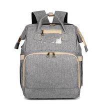 Convertible Baby Changing Backpack With Foldable Crib – Waterproof Multi-Pocket Design